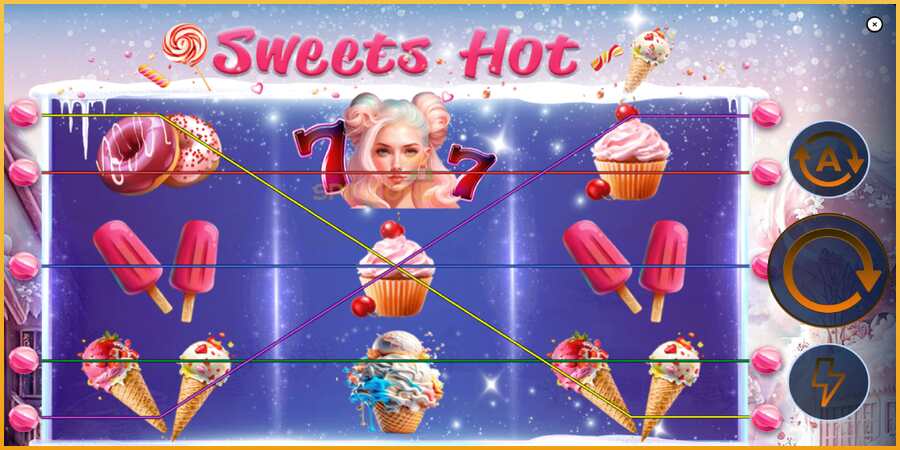 Sweets Hot màquina de joc per diners, imatge 2