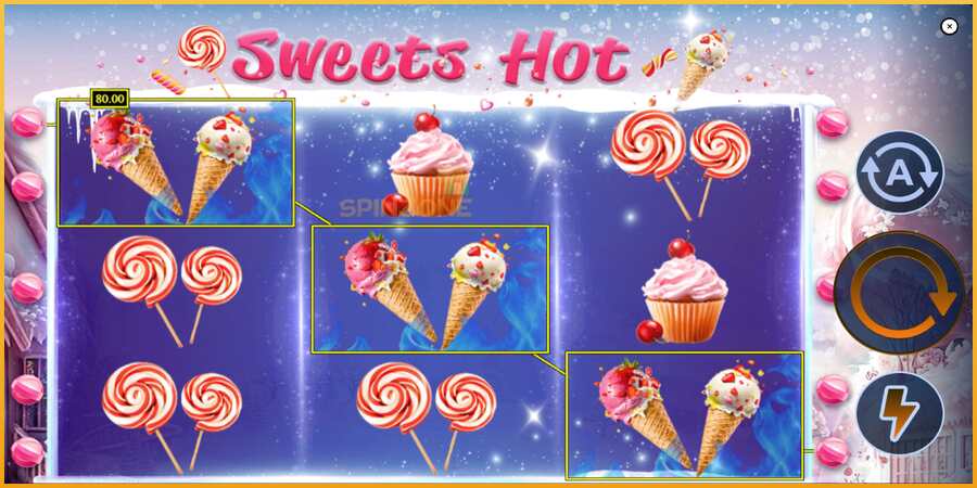 Sweets Hot màquina de joc per diners, imatge 4