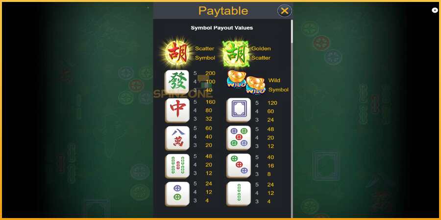 Golden Mahjong Deluxe màquina de joc per diners, imatge 5