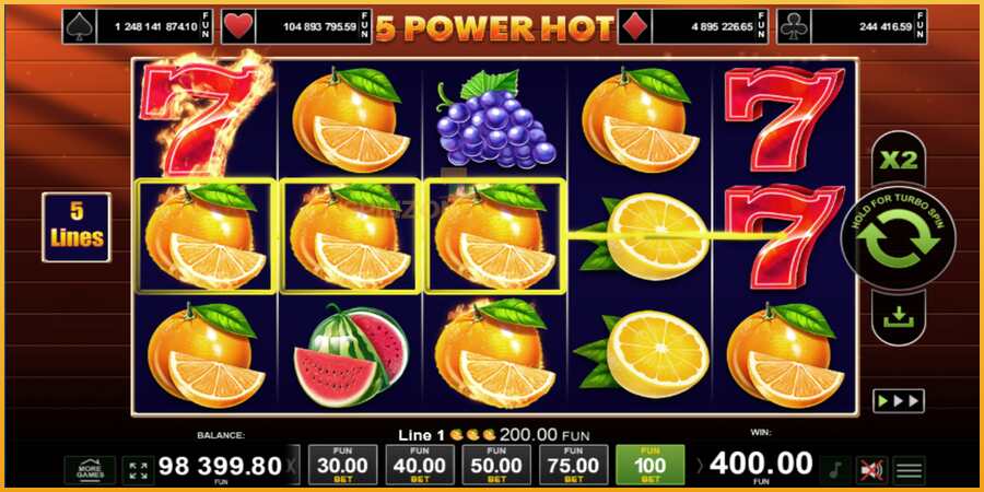 5 Power Hot màquina de joc per diners, imatge 1