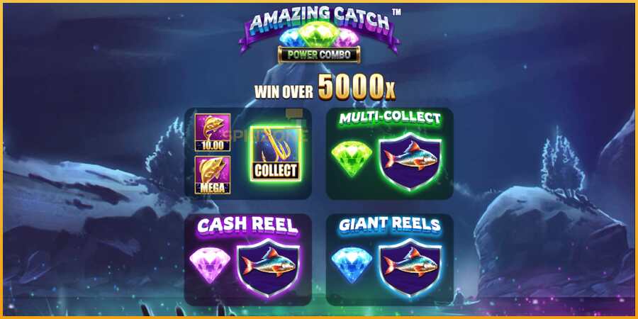 Amazing Catch Power Combo màquina de joc per diners, imatge 1