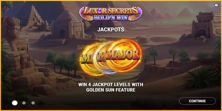 Luxor Secrets Holdn Win màquina de joc per diners, imatge 1