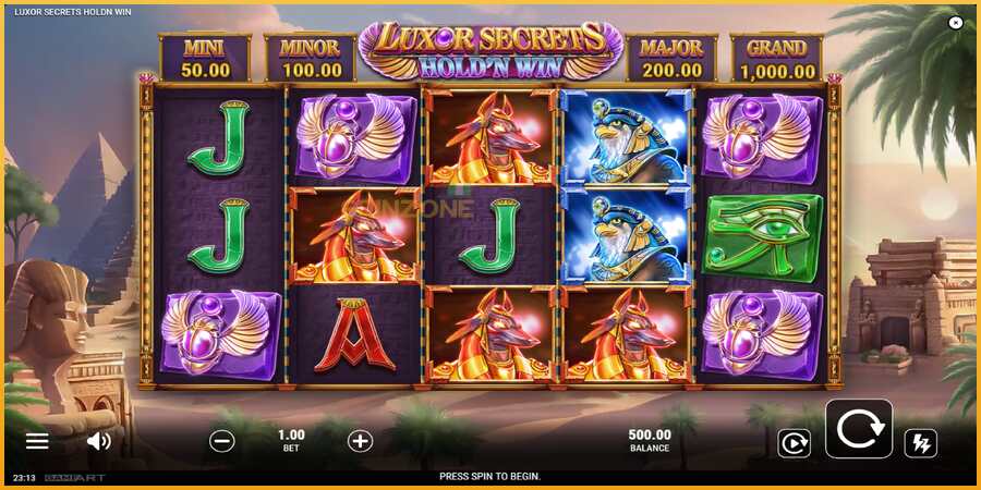 Luxor Secrets Holdn Win màquina de joc per diners, imatge 2