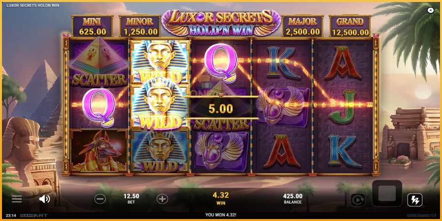 Luxor Secrets Holdn Win màquina de joc per diners, imatge 3