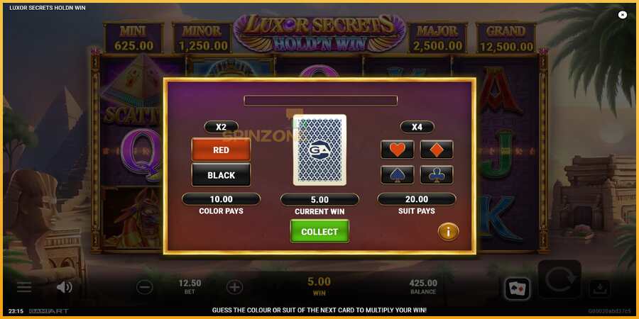 Luxor Secrets Holdn Win màquina de joc per diners, imatge 4