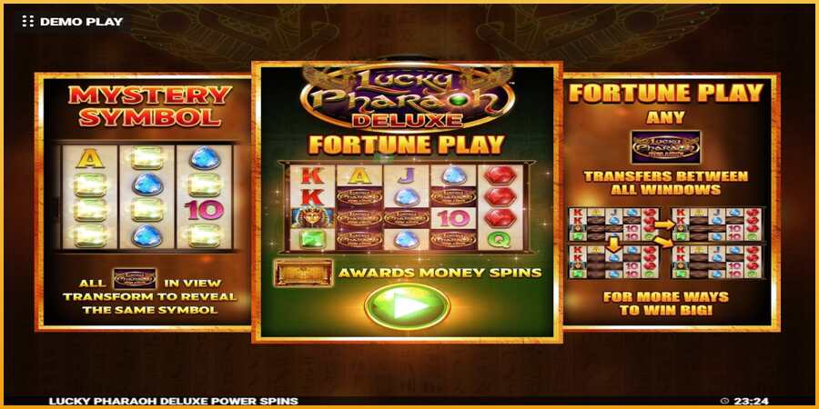 Lucky Pharaoh Deluxe Fortune Play màquina de joc per diners, imatge 1