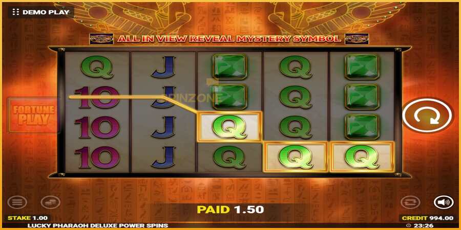 Lucky Pharaoh Deluxe Fortune Play màquina de joc per diners, imatge 3