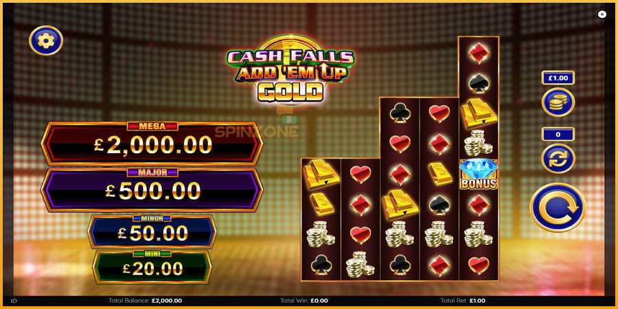 Cash Falls: Add Em Up Gold màquina de joc per diners, imatge 2