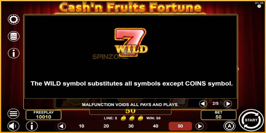 Cashn Fruits Fortune màquina de joc per diners, imatge 6