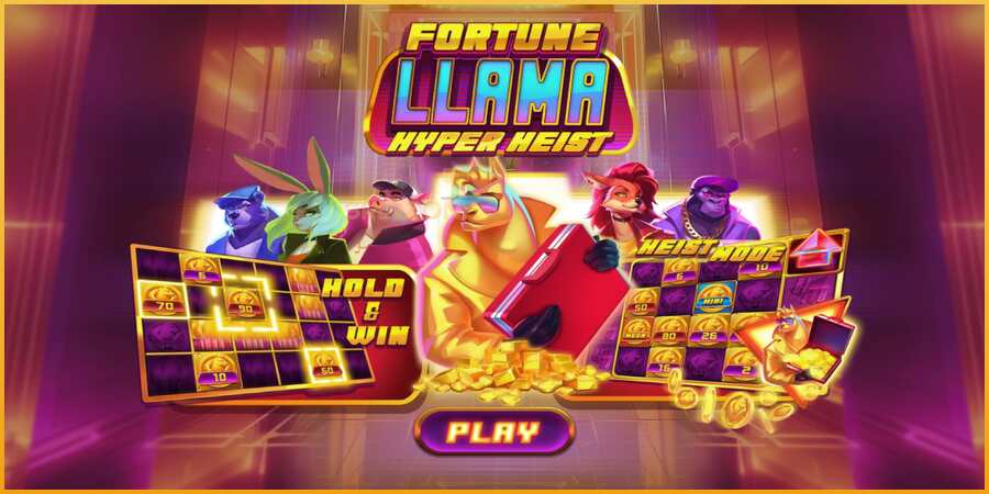 Fortune Llama Hyper Heist màquina de joc per diners, imatge 1