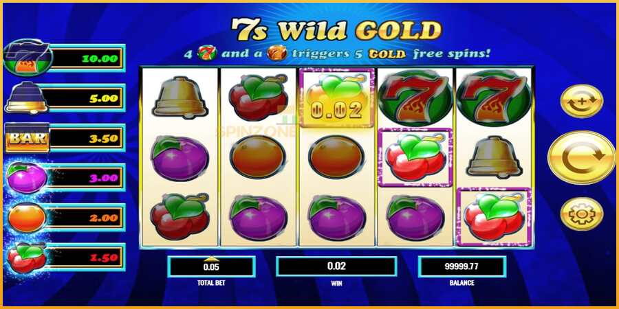 7s Wild Gold màquina de joc per diners, imatge 3