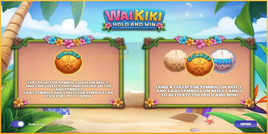 Waikiki Hold and Win màquina de joc per diners, imatge 1