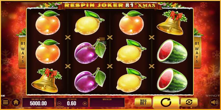 Respin Joker 81 Xmas màquina de joc per diners, imatge 1