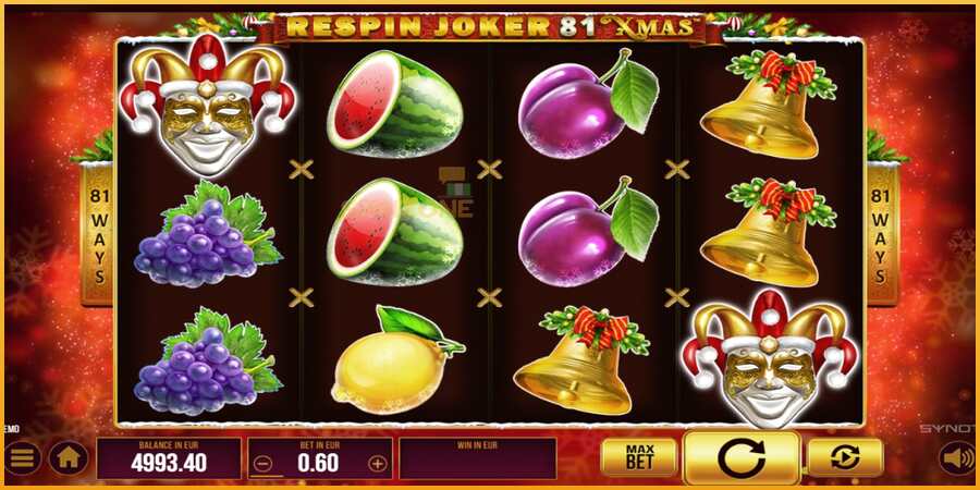 Respin Joker 81 Xmas màquina de joc per diners, imatge 3