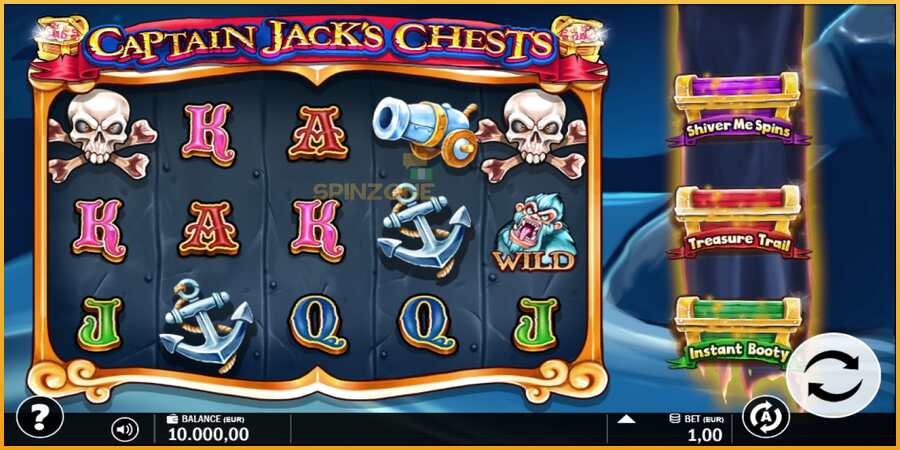 Captain Jacks Chests màquina de joc per diners, imatge 1