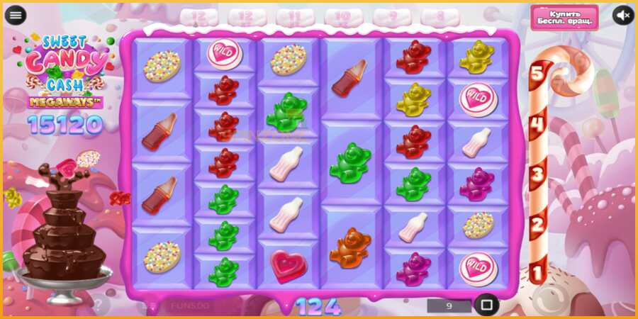 Sweet Candy Cash Megaway màquina de joc per diners, imatge 5