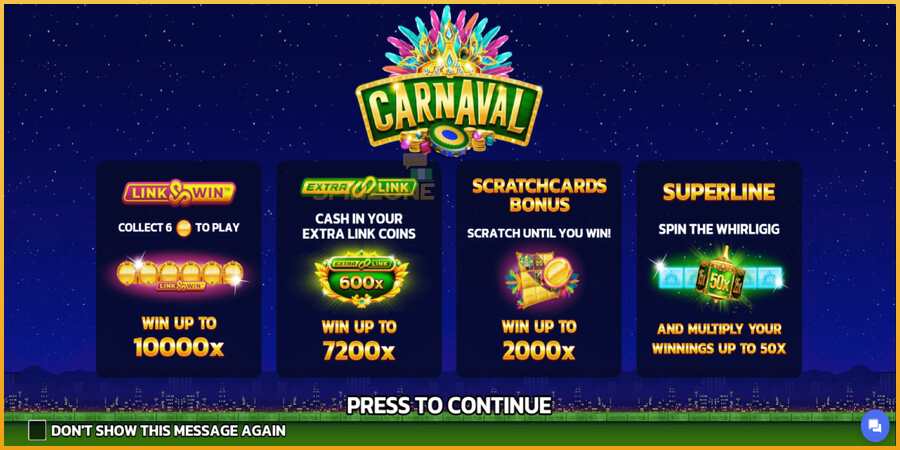 Carnaval Link&Win màquina de joc per diners, imatge 1