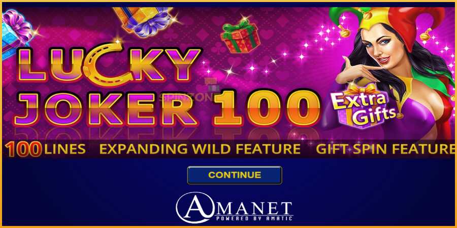 Lucky Joker 100 Extra Gifts màquina de joc per diners, imatge 1