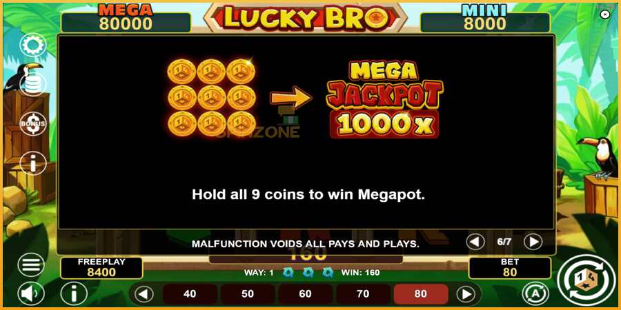 Lucky Bro Hold & Win màquina de joc per diners, imatge 7