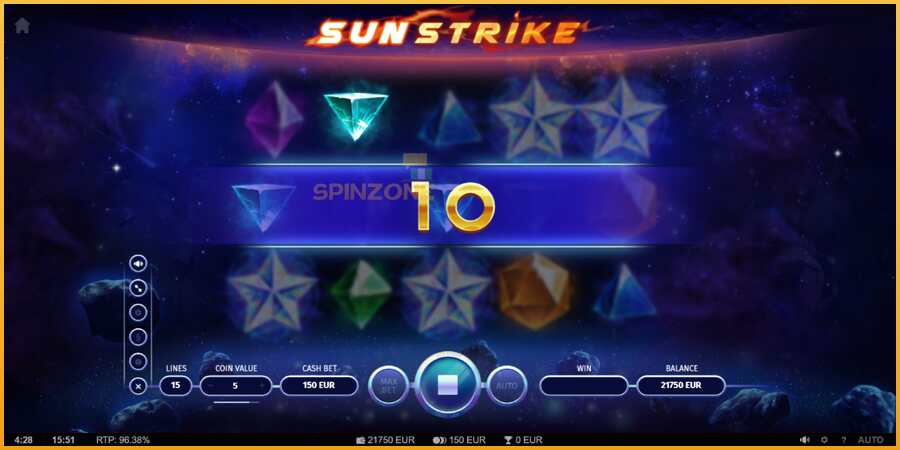 Sun Strike màquina de joc per diners, imatge 3