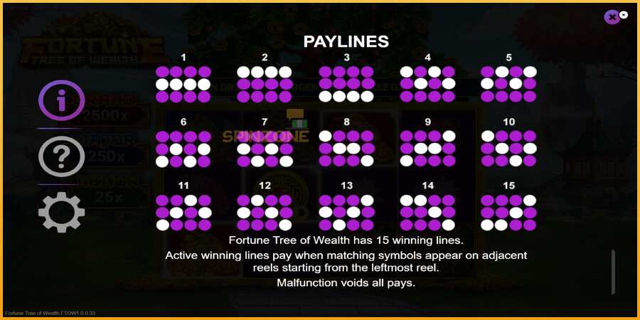 Fortune Tree of Wealth màquina de joc per diners, imatge 7