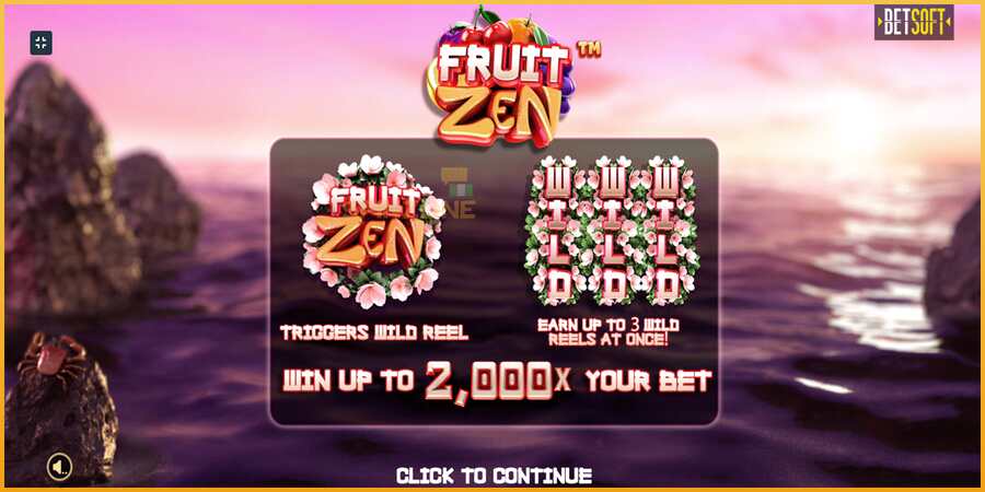 Fruit Zen màquina de joc per diners, imatge 1