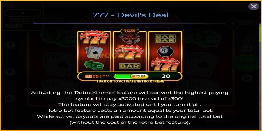 777 Devils Deal màquina de joc per diners, imatge 4