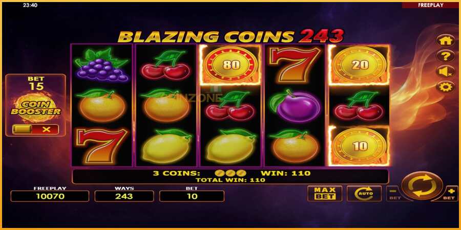 Blazing Coins 243 màquina de joc per diners, imatge 3