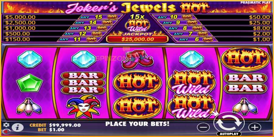 Jokers Jewels Hot màquina de joc per diners, imatge 1