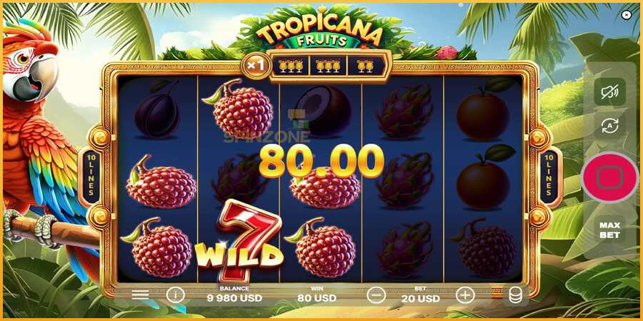 Tropicana Fruits màquina de joc per diners, imatge 3