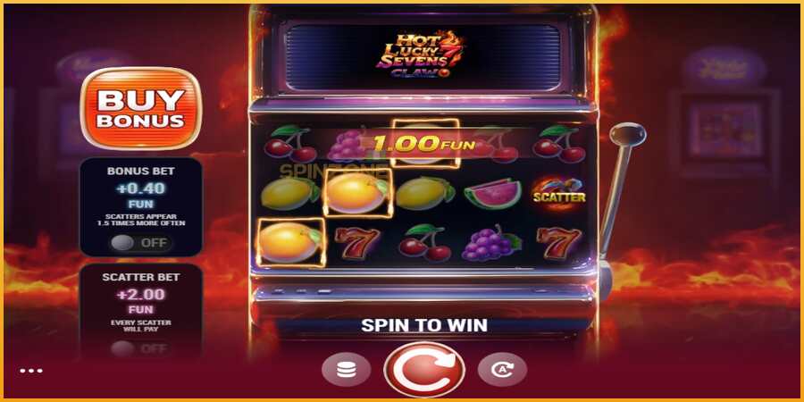 Hot Lucky Sevens Claw màquina de joc per diners, imatge 2