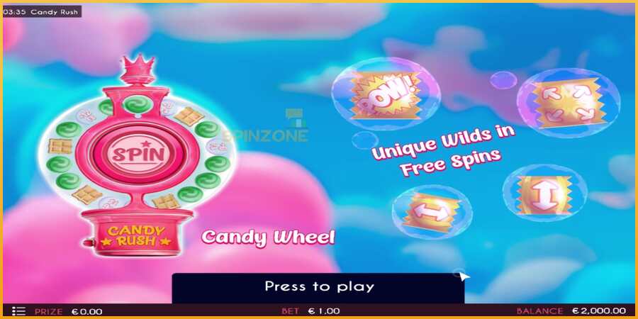 Candy Rush màquina de joc per diners, imatge 1