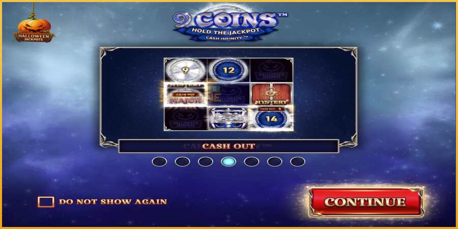 9 Coins Grand Platinum Edition Halloween Jackpot màquina de joc per diners, imatge 1