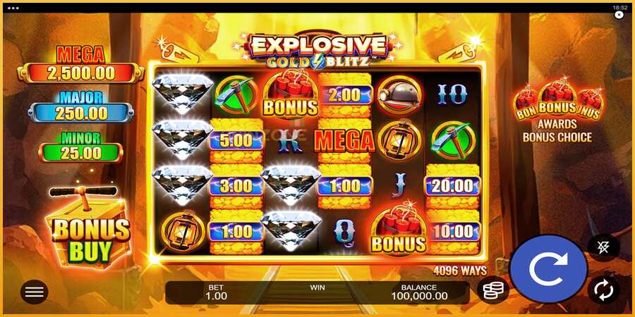 Explosive Gold Blitz màquina de joc per diners, imatge 1