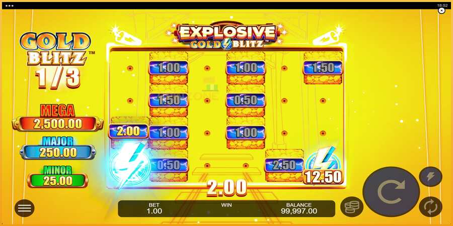 Explosive Gold Blitz màquina de joc per diners, imatge 3