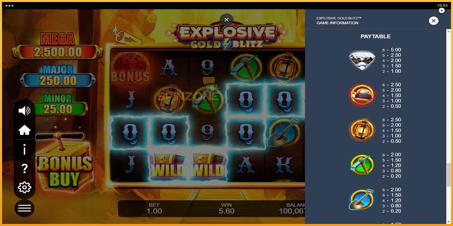 Explosive Gold Blitz màquina de joc per diners, imatge 6