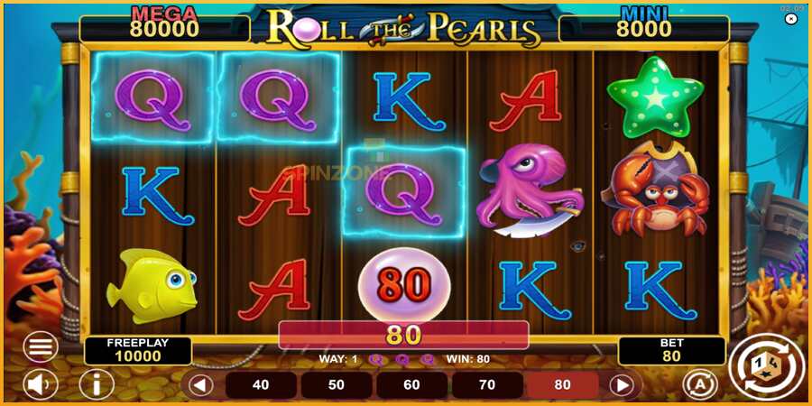 Roll The Pearls Hold & Win màquina de joc per diners, imatge 3