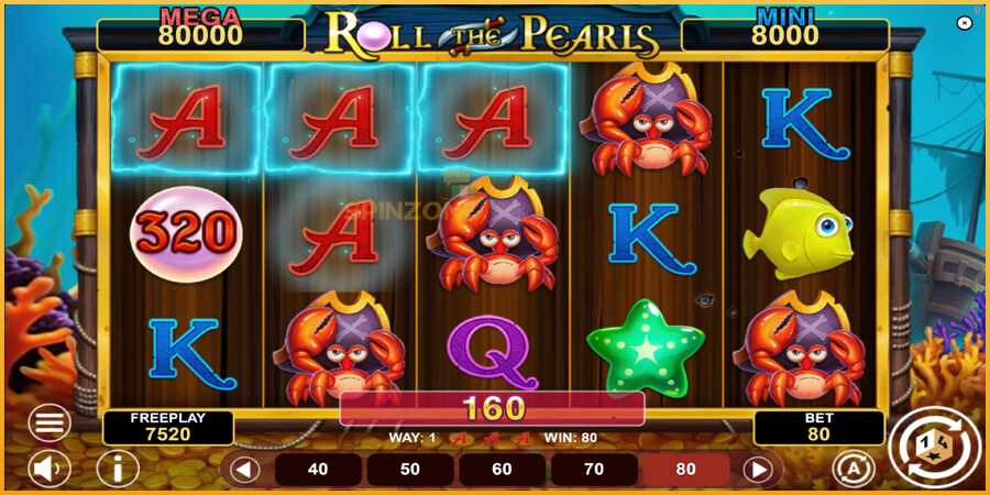 Roll The Pearls Hold & Win màquina de joc per diners, imatge 4