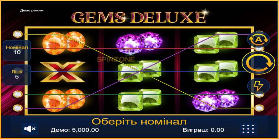 Gems Deluxe màquina de joc per diners, imatge 1