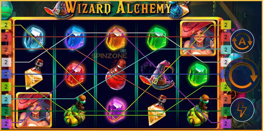 Wizard Alchemy màquina de joc per diners, imatge 2