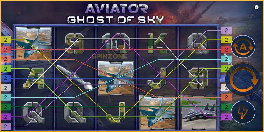 Aviator: Ghost of Sky màquina de joc per diners, imatge 2