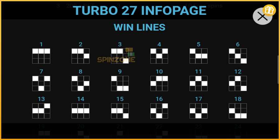 Turbo 27 màquina de joc per diners, imatge 4