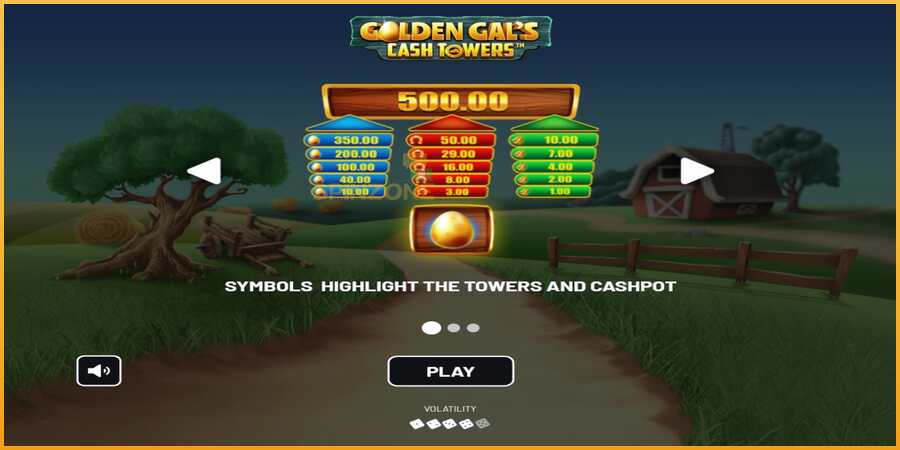 Golden Gal’s Cash Tower màquina de joc per diners, imatge 1