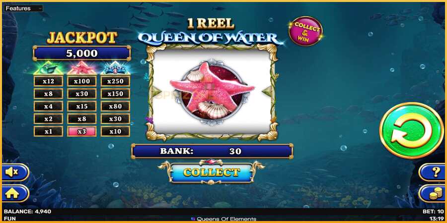 1 Reel Queen of Water màquina de joc per diners, imatge 3