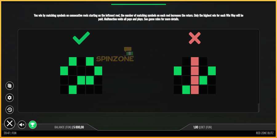 Red Zone Blitz màquina de joc per diners, imatge 7