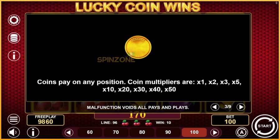 Lucky Coin Wins màquina de joc per diners, imatge 6