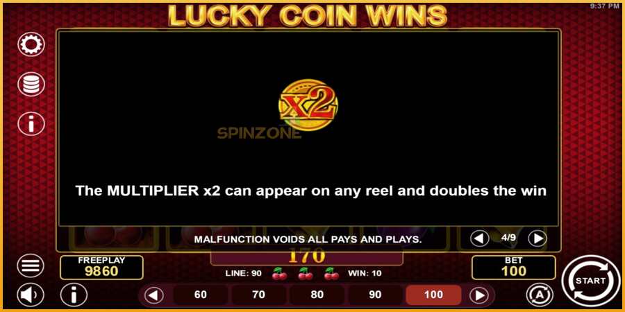 Lucky Coin Wins màquina de joc per diners, imatge 7