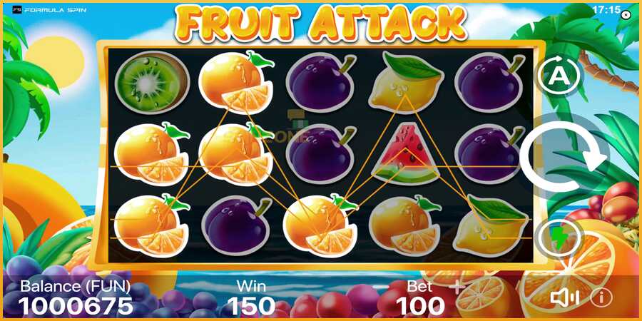 Fruit Attack màquina de joc per diners, imatge 2