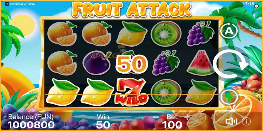 Fruit Attack màquina de joc per diners, imatge 4