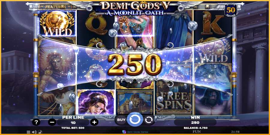 Demi Gods V – A Moonlit Oath màquina de joc per diners, imatge 3